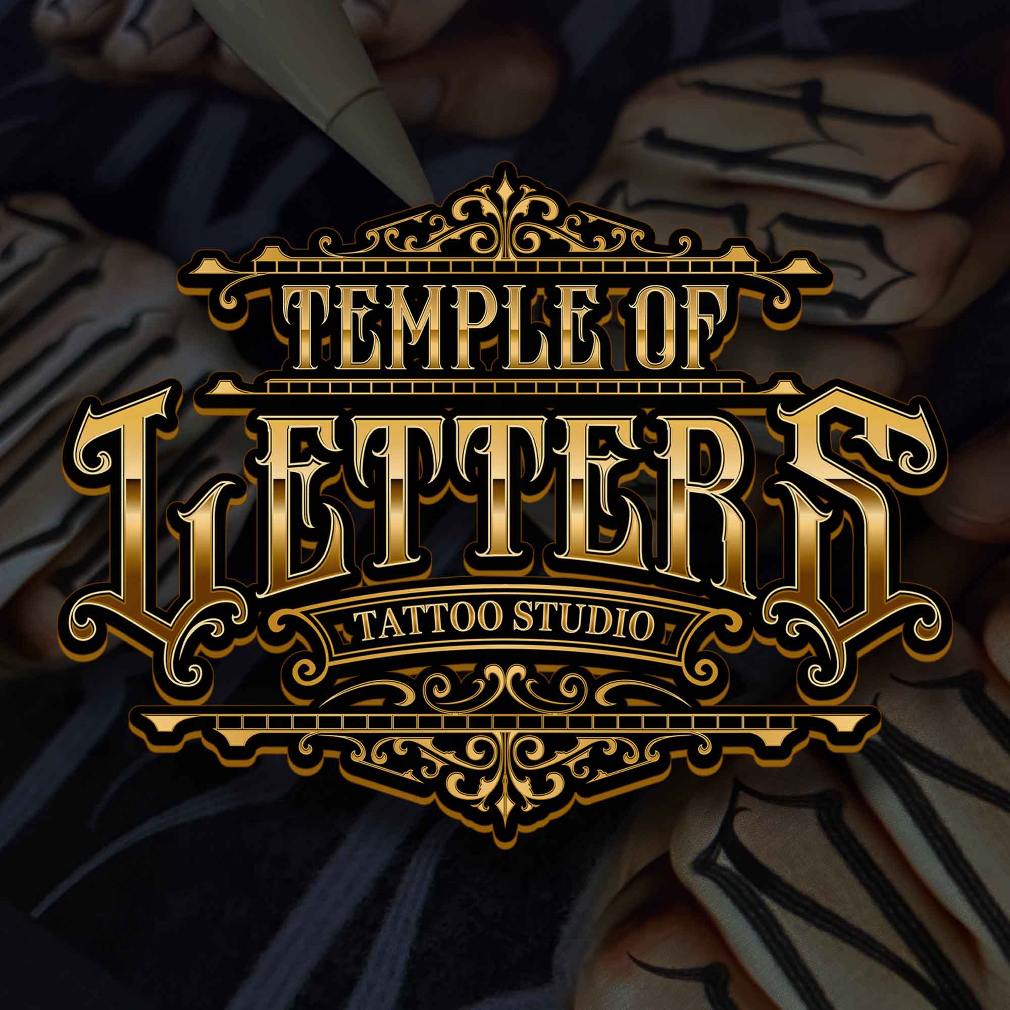 Tattoo Studio Emblem with Skull and Tattoo Machines, Vectors | GraphicRiver